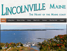 Tablet Screenshot of lincolnvillemaine.com